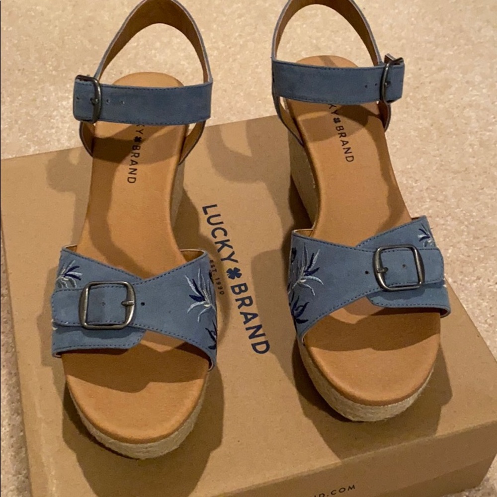 Lucky Brand espadrille wedge